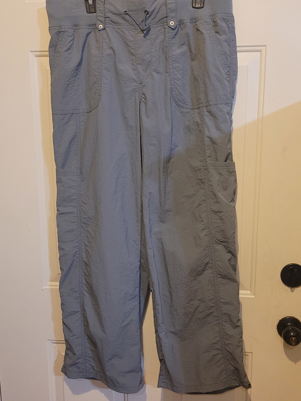 No Boundaries Light Gray Drawstring Track Pants